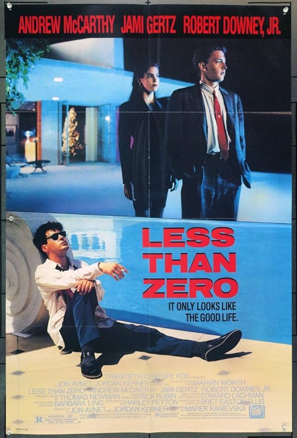 Poster of movie titled Less Than Zero